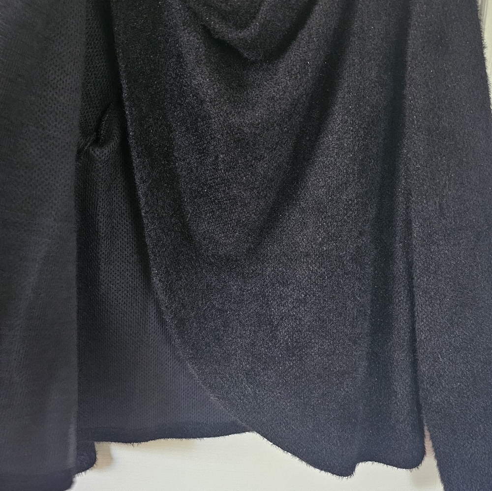 Maurices - NWT Cozy Black Cowl Neck Sweater with split bottom. - Picture 7 of 14